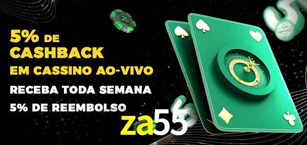 Promoções do cassino ao Vivo za55